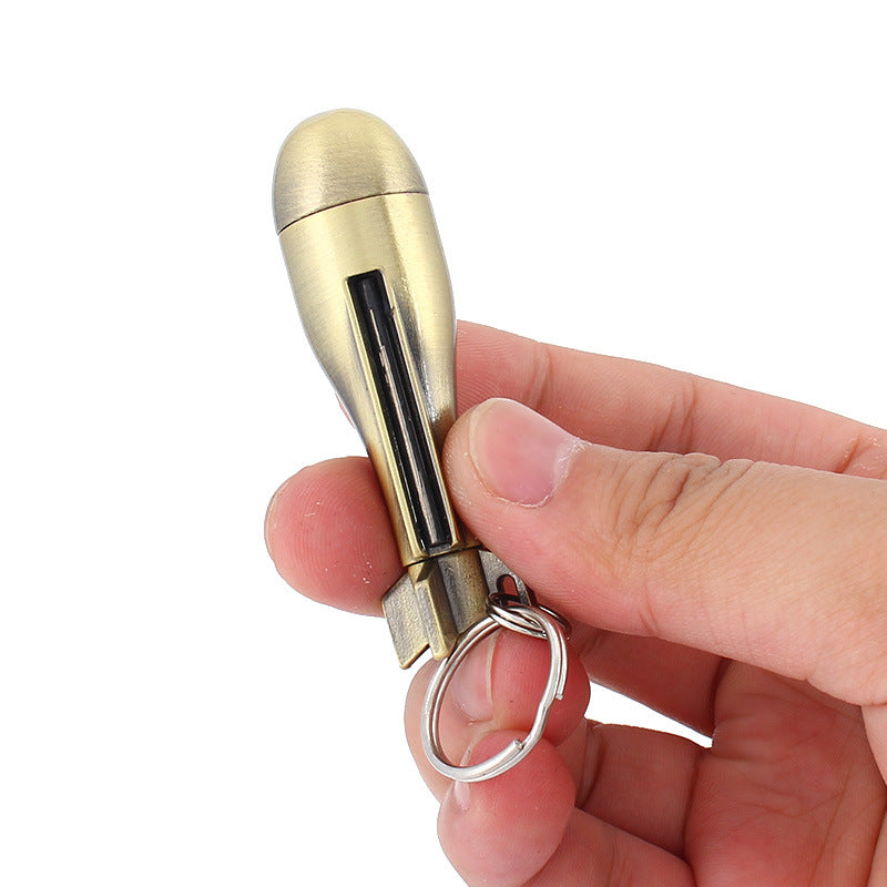 Reusable Metal Fire Starter Keychain – “10,000 Match” Waterproof Emergency Lighter