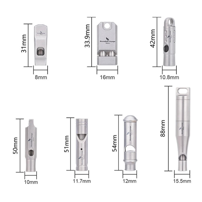 Titanium Signal Whistle