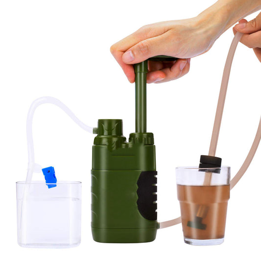 Outdoor Personal Water Purifier, Camping Portable Filter Survival Drinking Fountain, Outdoor Water Purifier - Saber Survival